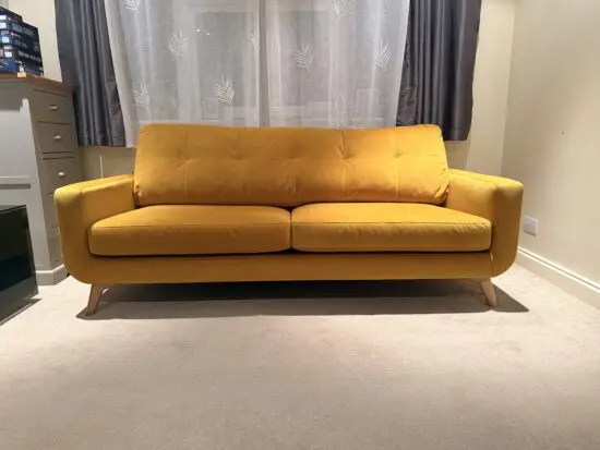 John Lewis Barbican Grand 4 Seater Sofa in Velvit Honey - Brand New - RRP £1799