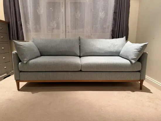 Swyft Model X01 Large 3 Seater Sofa in Linen Seaglass - Brand New - RRP £1799