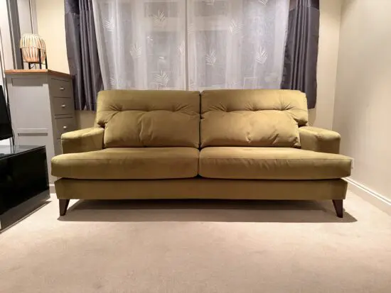 G Plan Vintage The Seventy Two Large 4 Seater Sofa in Plush Moss - Brand New - RRP £2399