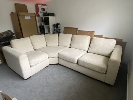 Doorway to Value (Chorley, Lancs), Fabric, Beige/Oatmeal Corner Sofa