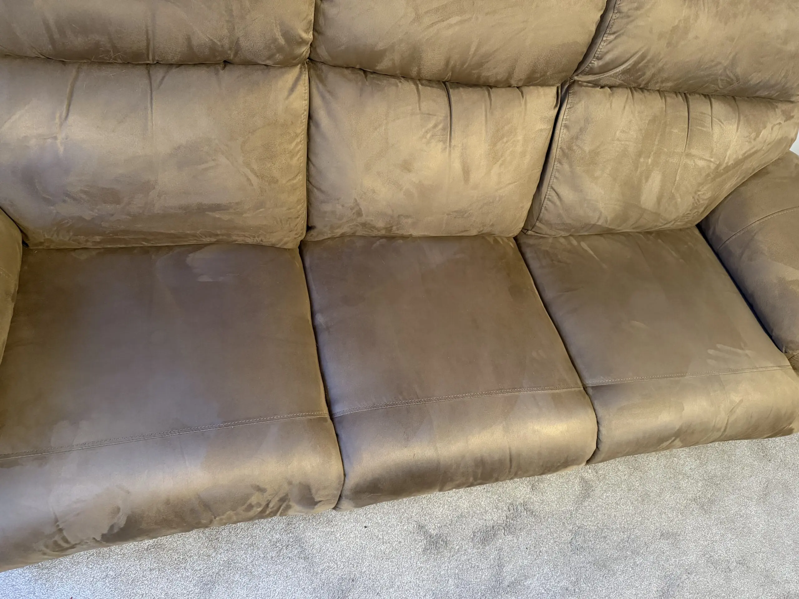 Sofology Gracie “Ontario” Power Electric Reclining Brown 3 Seater Sofa with USBs