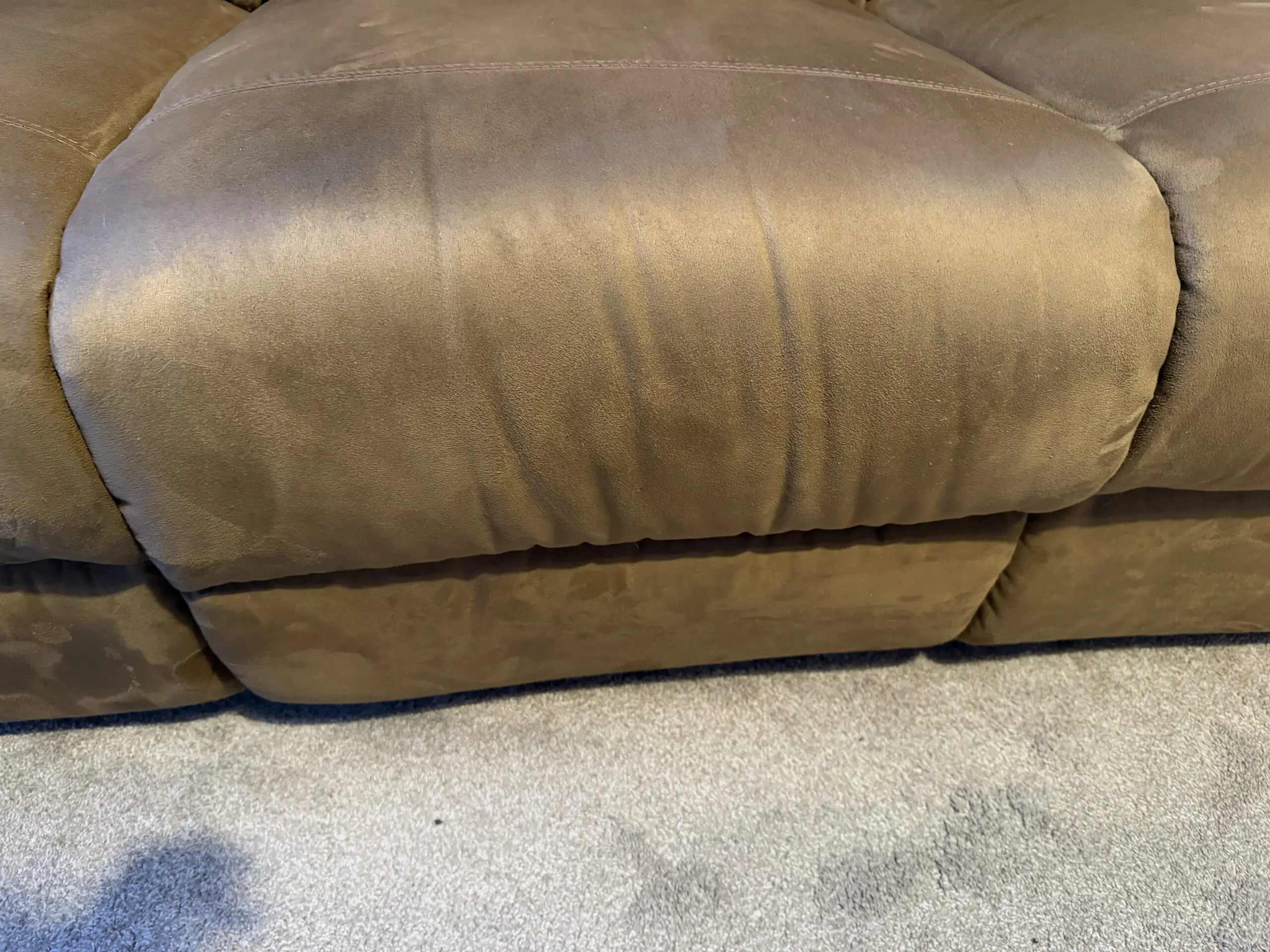 Sofology Gracie “Ontario” Power Electric Reclining Brown 3 Seater Sofa with USBs