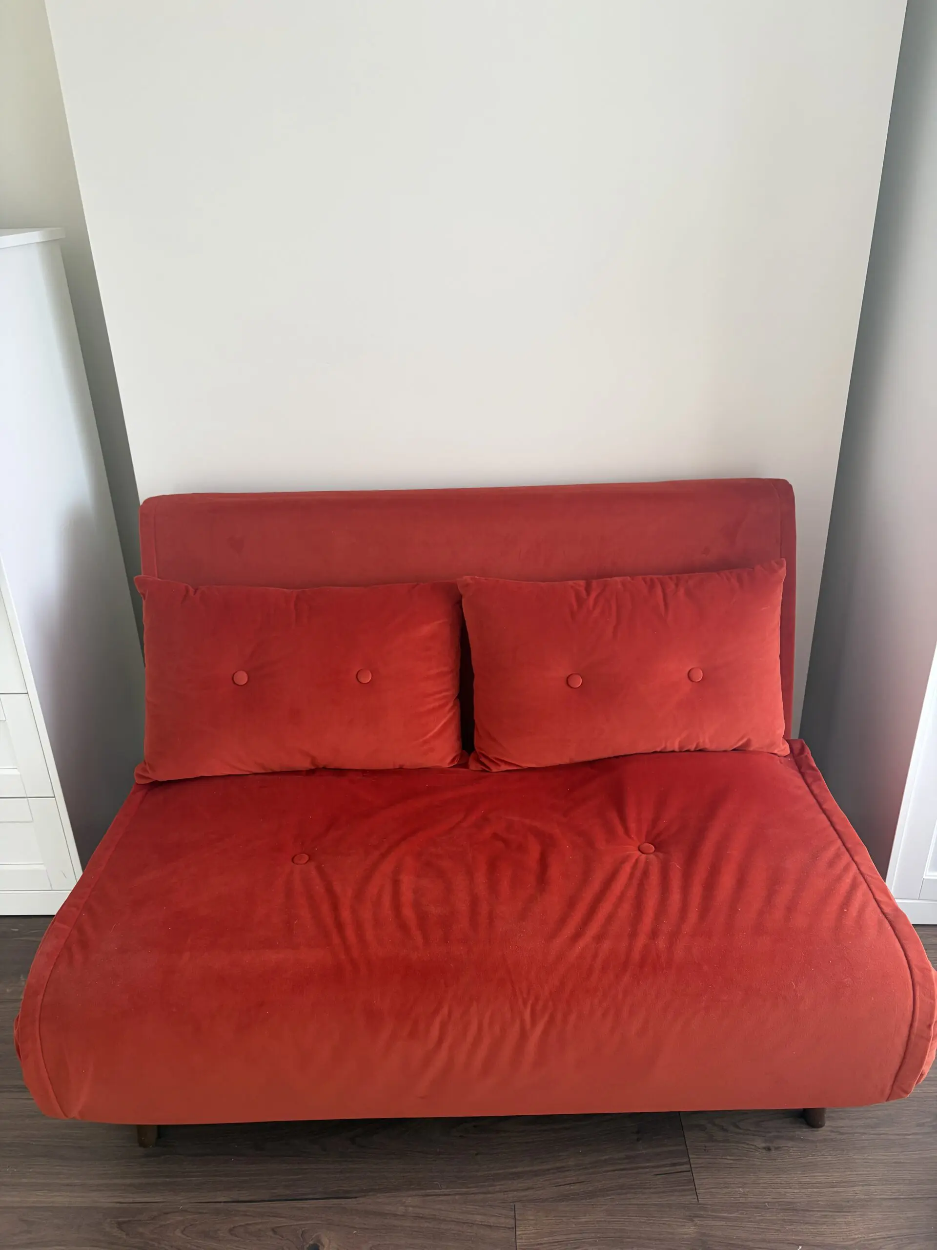 Made Compact 2-Seater Sofa with Button Detail – Perfect for Small Spaces