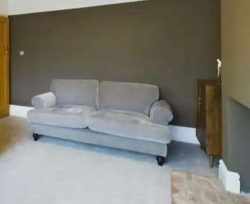 DFS Modern 2-Seater Sofa with Rolled Arms and Contemporary Design