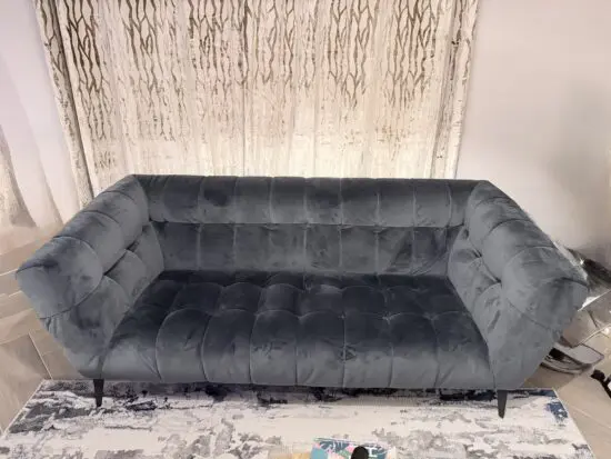 Vincenzo Sofa Set in Charcoal from Fishpools