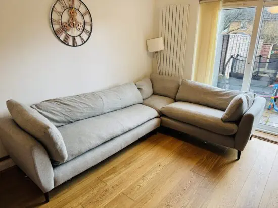 Large L shaped family sofs