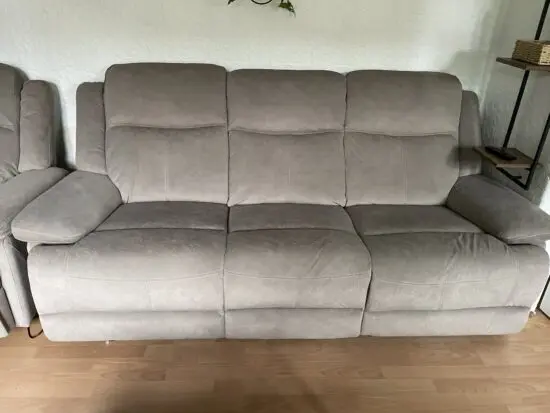 Electric reclining sofa and armchair