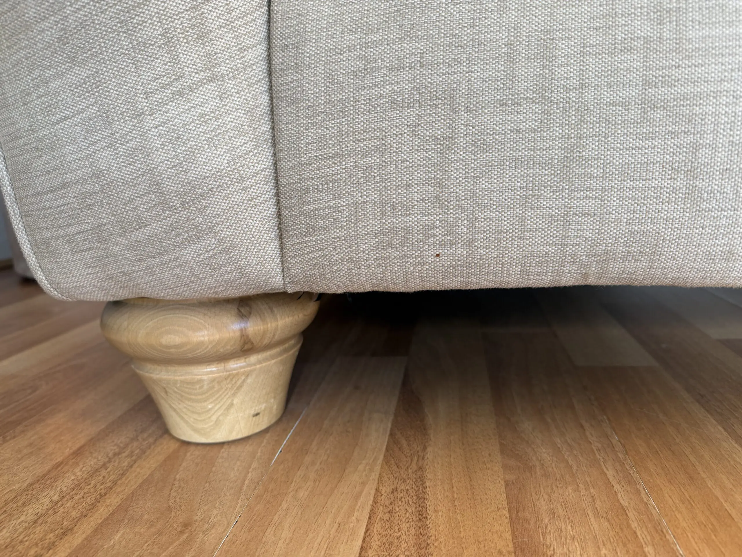 Oak Furniture Land 3-Seater Striped Sofa with Scatter Cushions