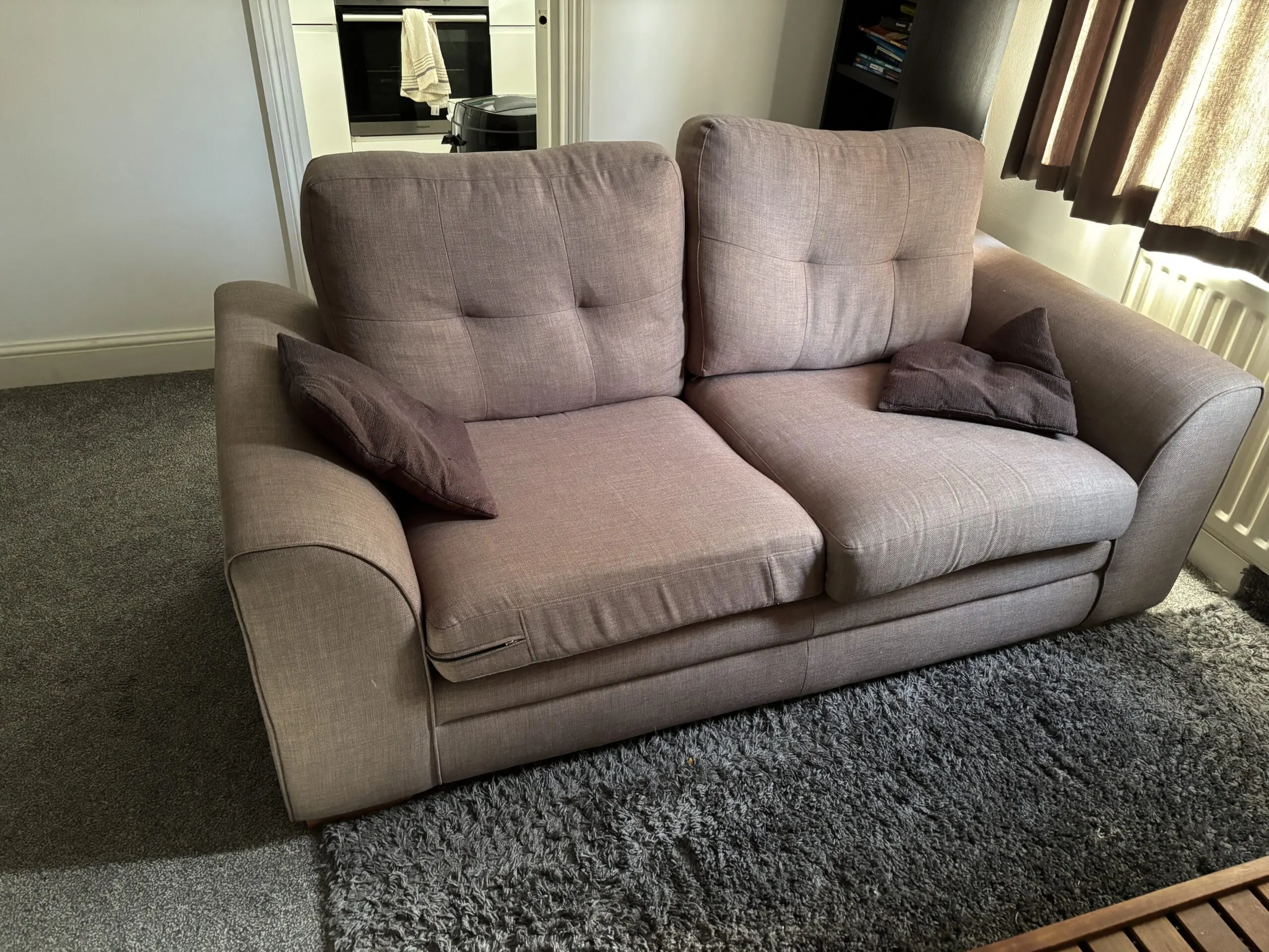 Esti slate-coloured 2 Seater Sofa (DFS)