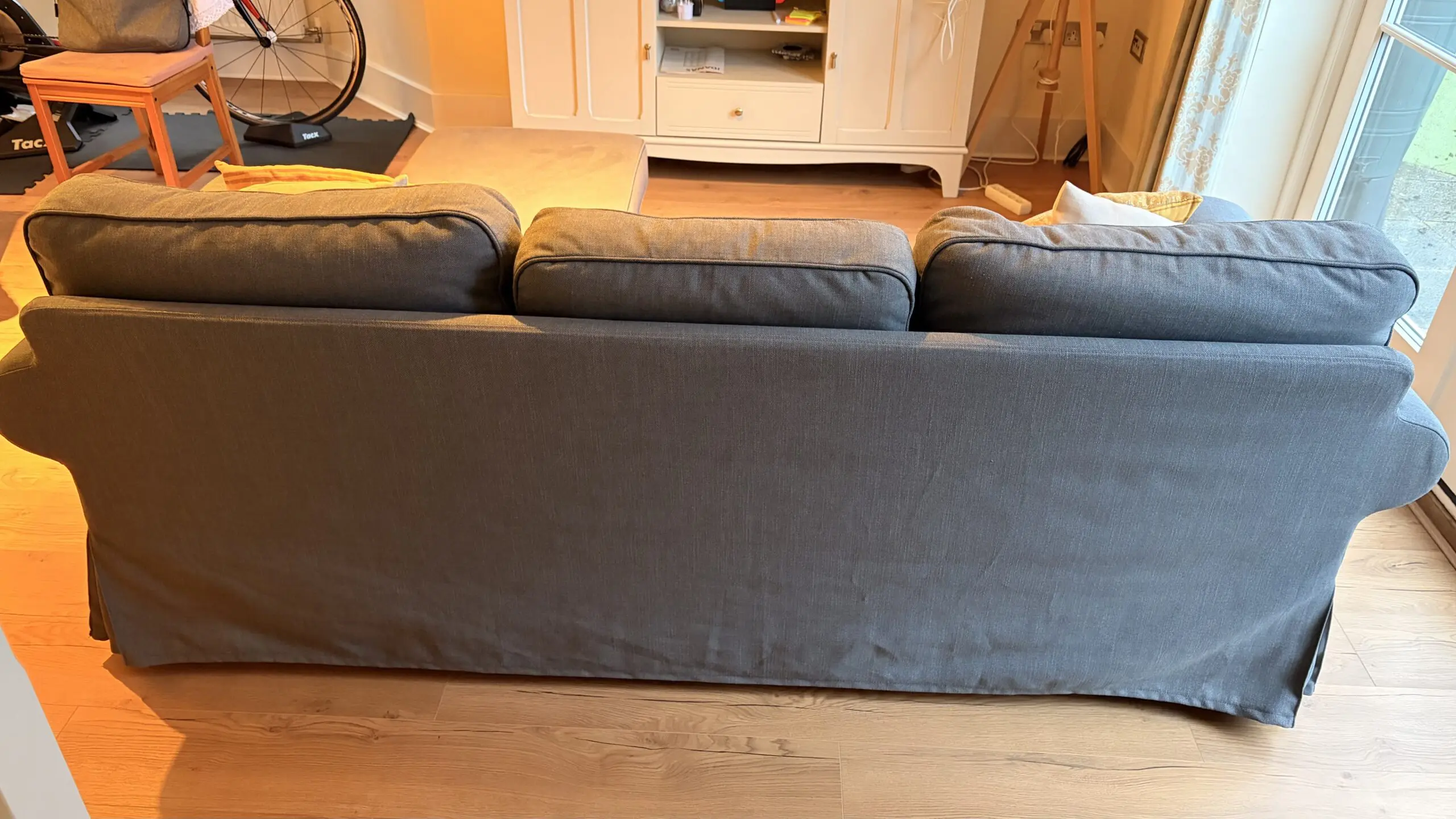 IKEA EKTORP Sofa with Storage Footstool
