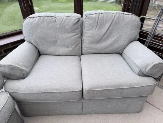 M&S Sofa 2 Seater Light Grey