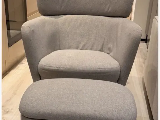 Wing Chair with Footstool