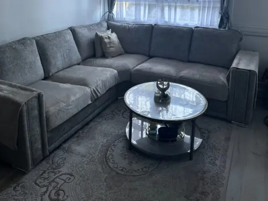 Bentley Full Back Corner Sofa in Truffle