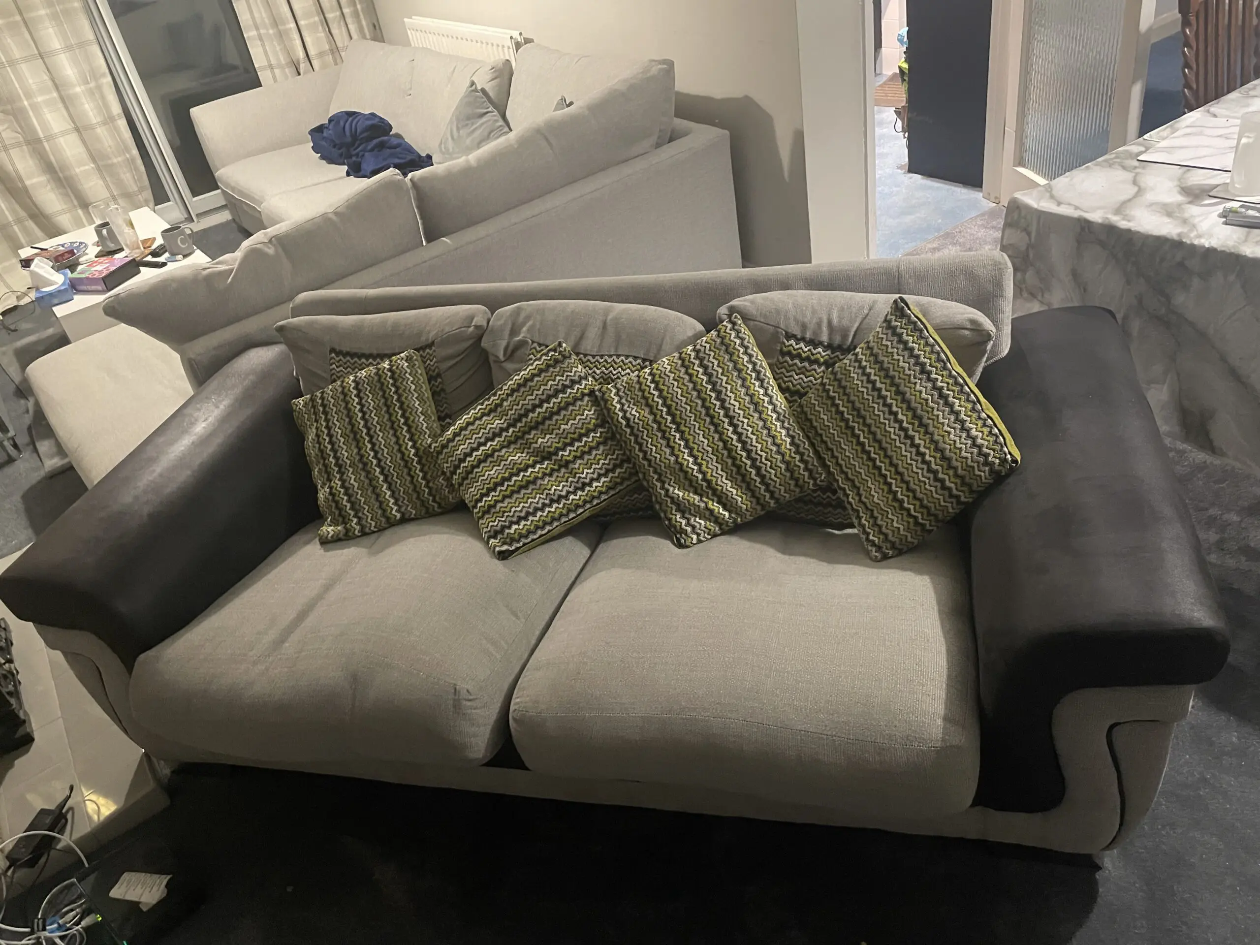 Modern Grey 3-seater Sofa
