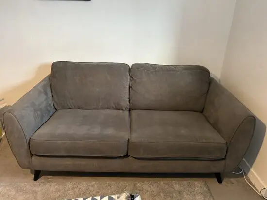 Grey 3 Seater Sofa