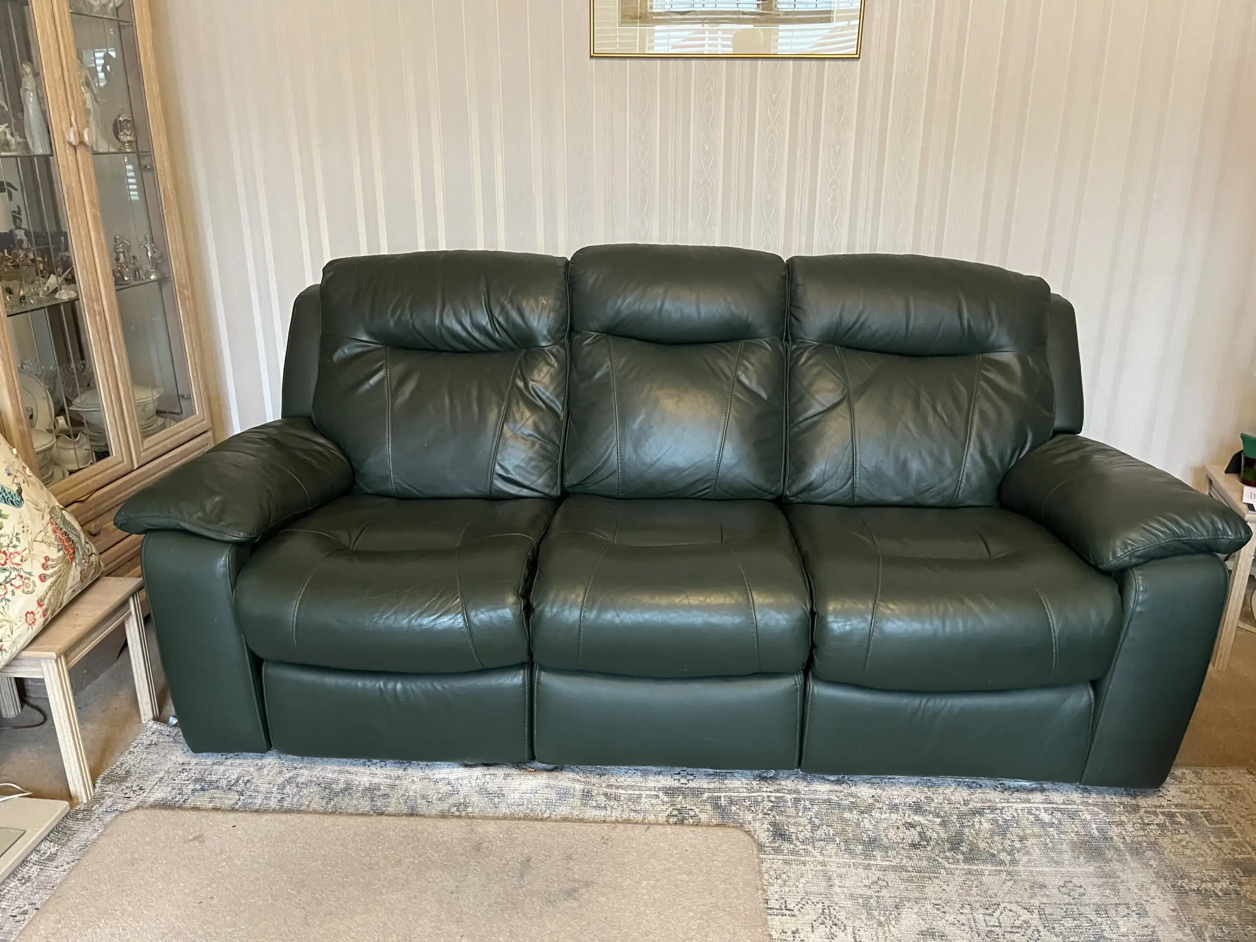 DFS 3 Seater Reclining Sofa with Individual Electric Recliners
