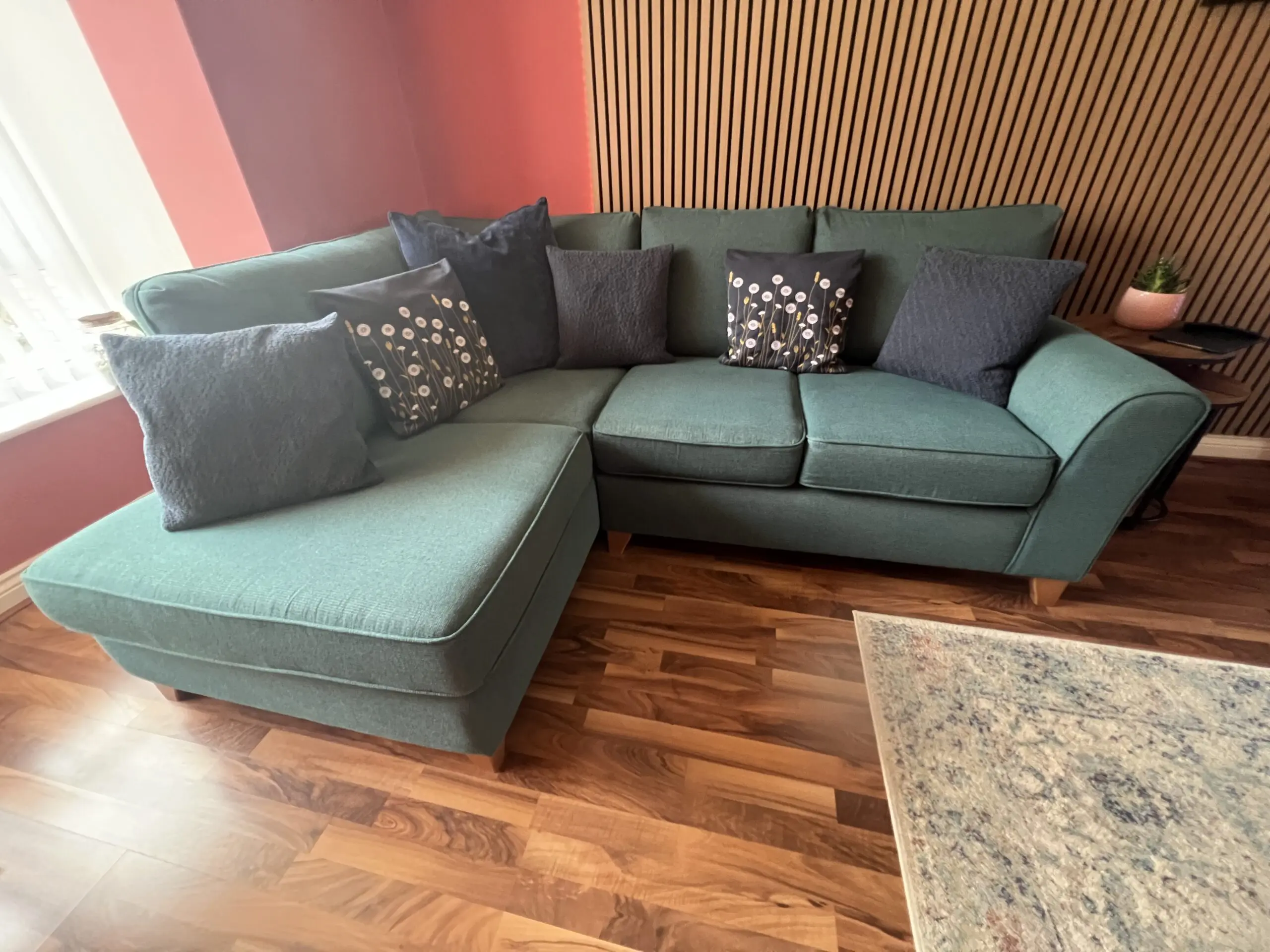 Next L-Shaped Corner Sofa with Chaise – Seats 4-5 People