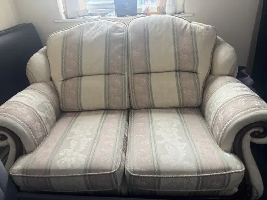 beige sofa set