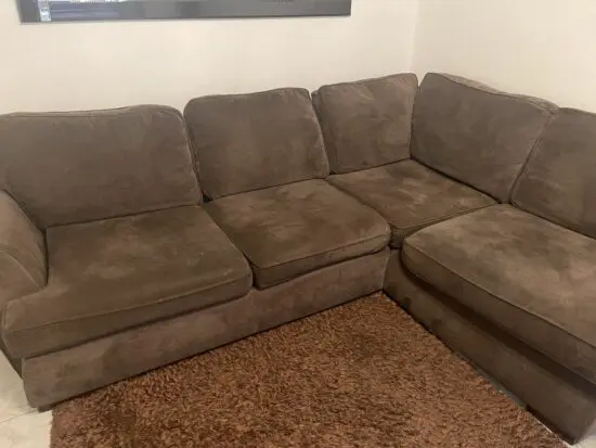 Dfs corner brown sofa