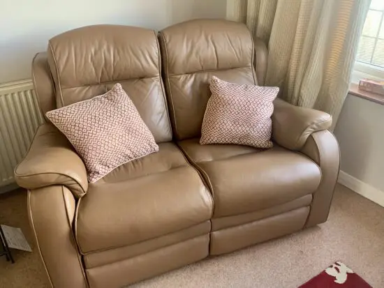 Parker Knoll Boston 2 seater and two armchair Recliners in Roma nutmeg