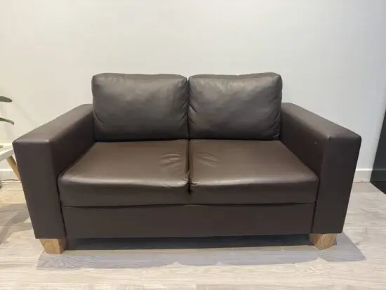 Brown leather 2seater to go ASAP