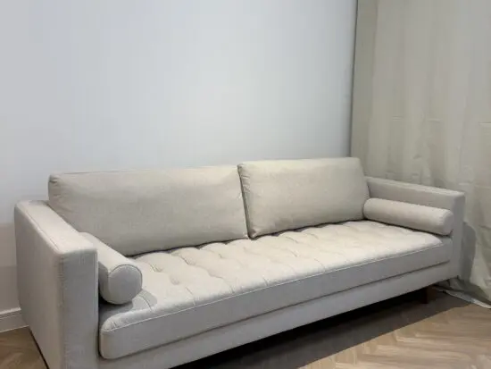 Daals Henrietta Large 3-Seater Sofa, Beige Woven Fabric