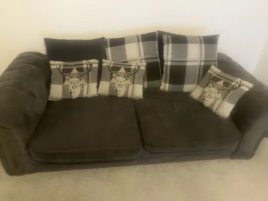 Grey Two seater sofa