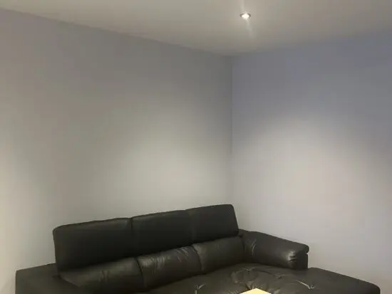 Genuine Leather Black Corner Sofa from Very