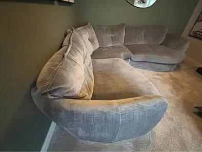 Sterling Furniture Large Corner Sofa with Scatter Cushions – Seats 5-6 People