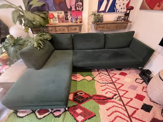 Green Corner Sofa