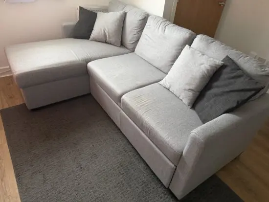 Habitat Reagan Left Corner Storage Sofa Bed - Grey