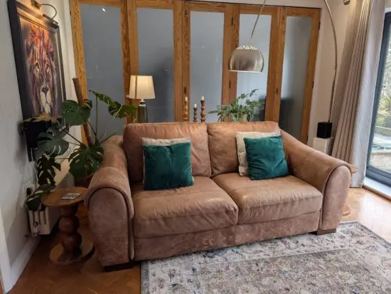 Sofology brown leather Galleria