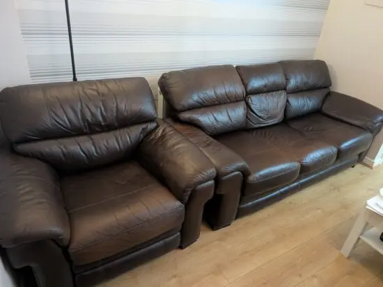 3 seater + 1 chair sofa set