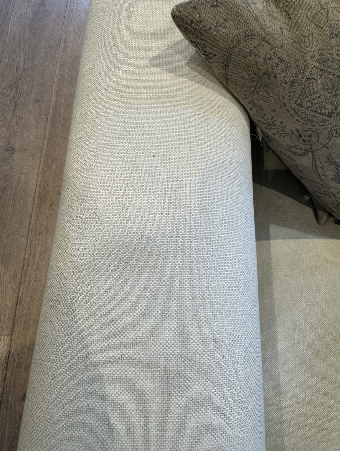 Pale Blue Linara Corner Sofa