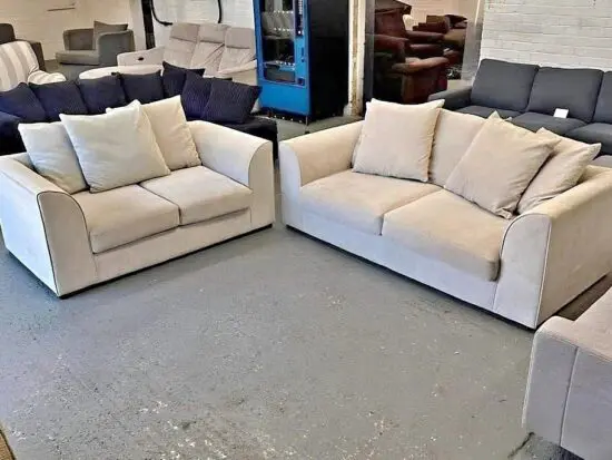 Plush Velvet 3+2 Seater Sofa Set