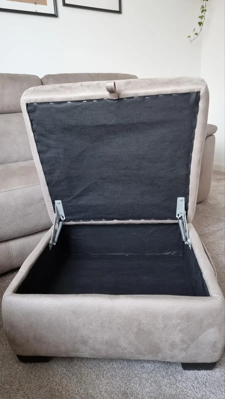 DFS Large "Caydance" Corner Recliner Sofa with Console & Footstool – Excellent Condition