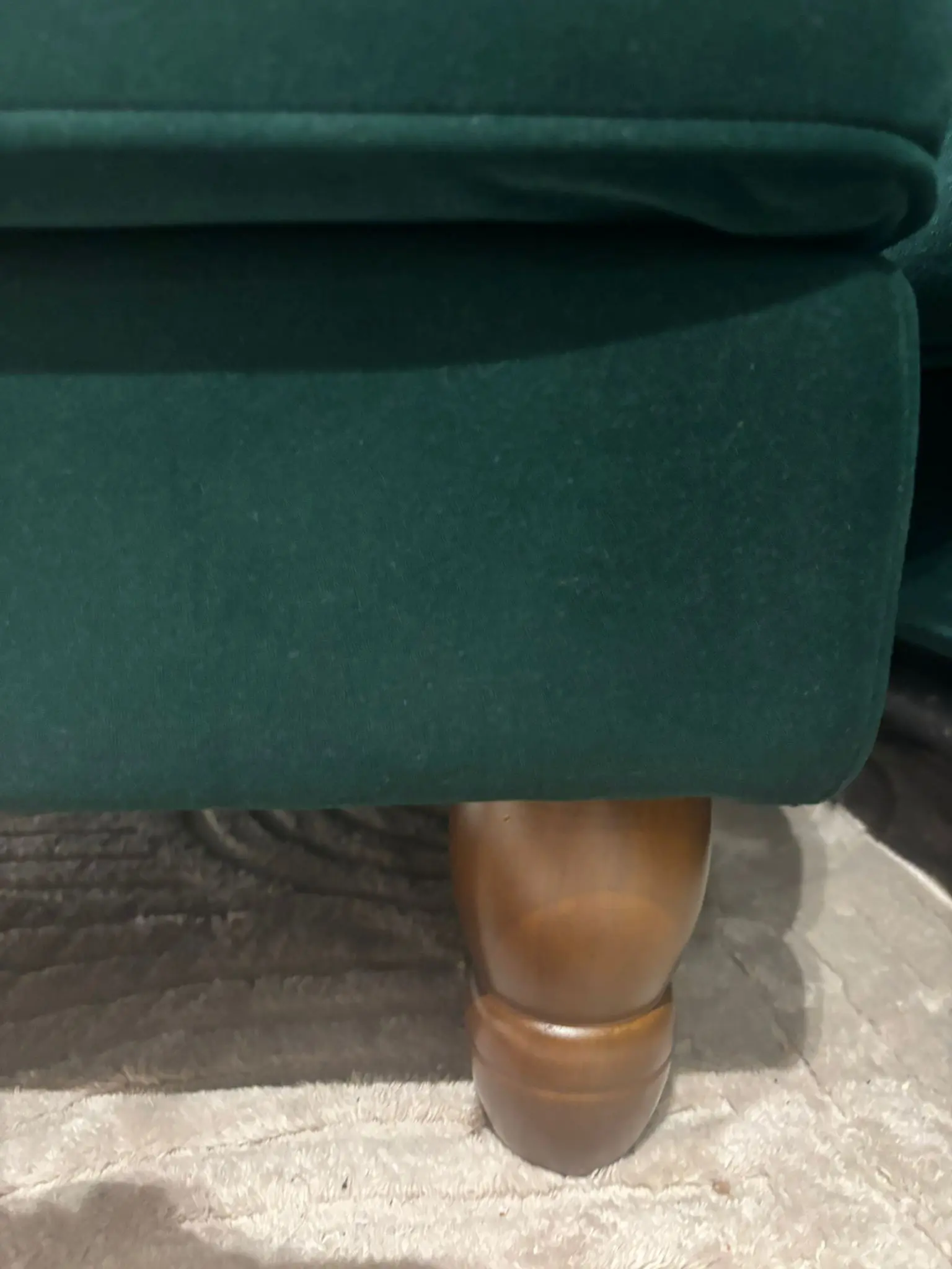 Dunelm Comfortable 2-Seater Sofa with Matching Footstool – Classic Design