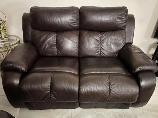 Dfs leather sofa