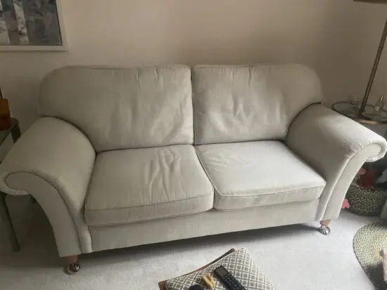 Light grey sofa