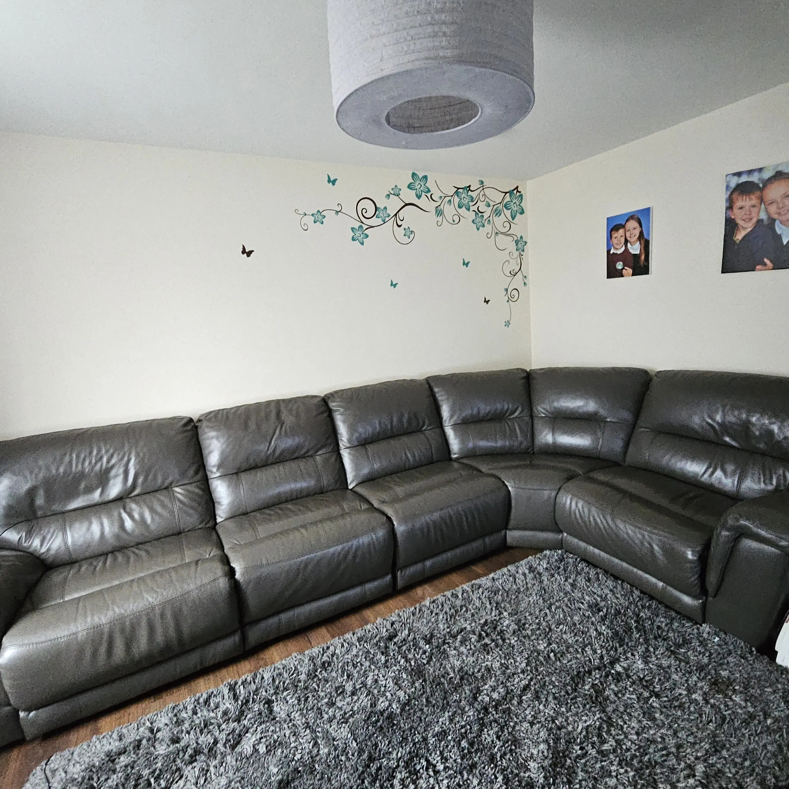 DFS Large Corner Sofa with Recliner Function – 6+ Seater