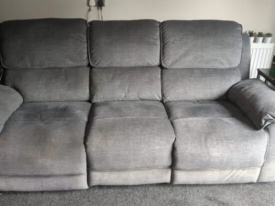 Oak furniture land charcoal electric recliner