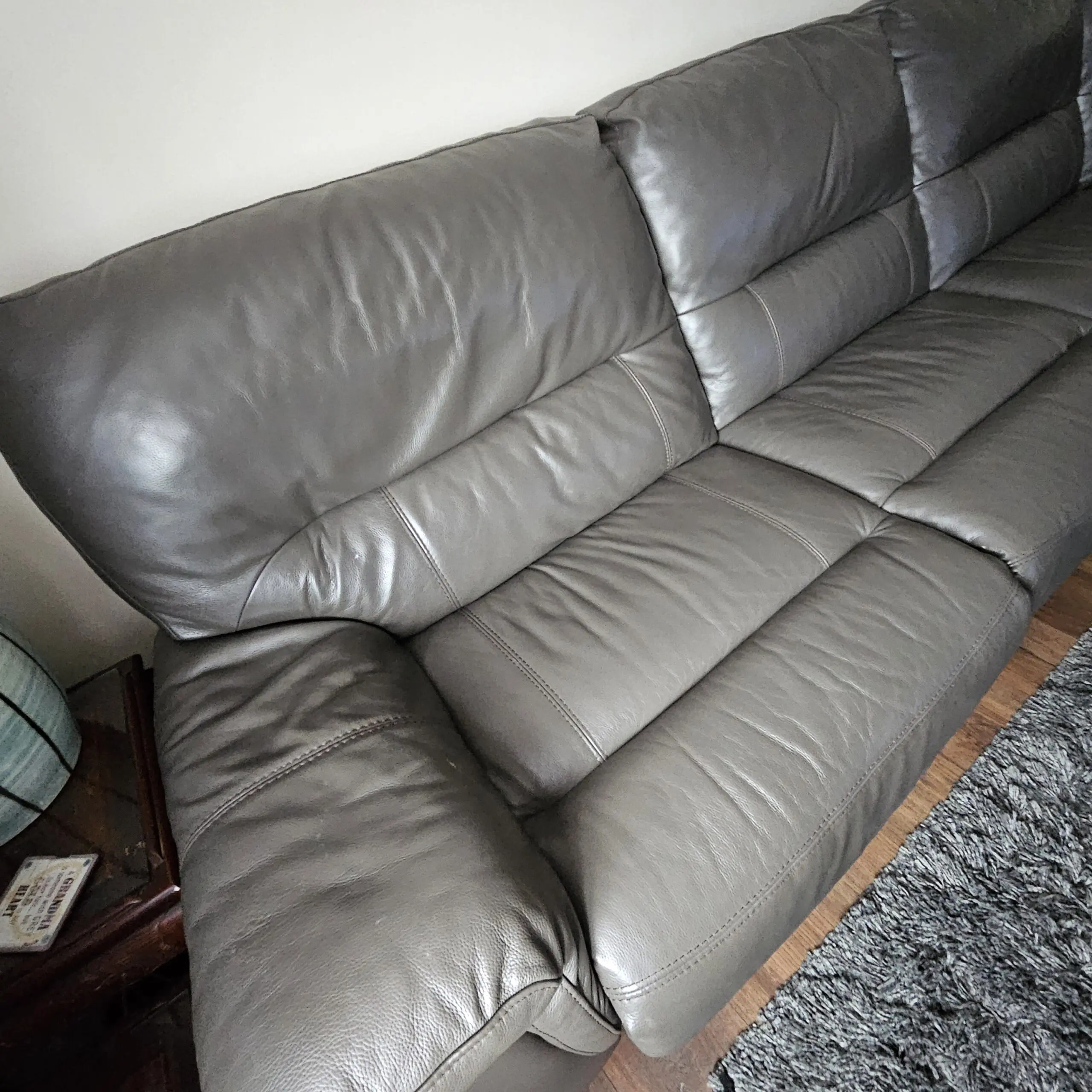 DFS Large Corner Sofa with Recliner Function – 6+ Seater