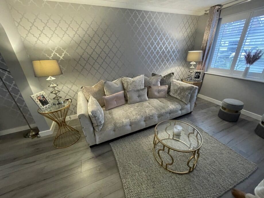 Sofology Grey 4 seater sofa
