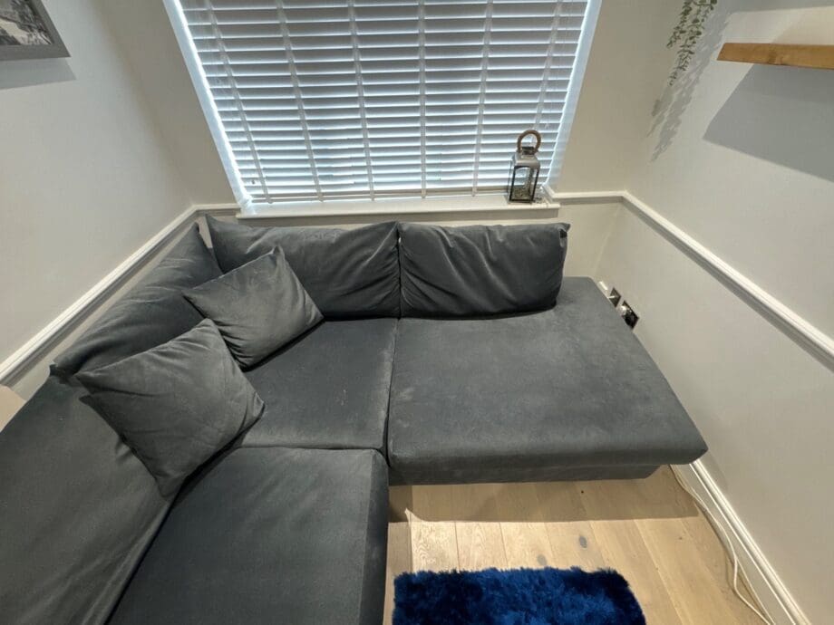 Furniture Village Dark Grey L-Shape