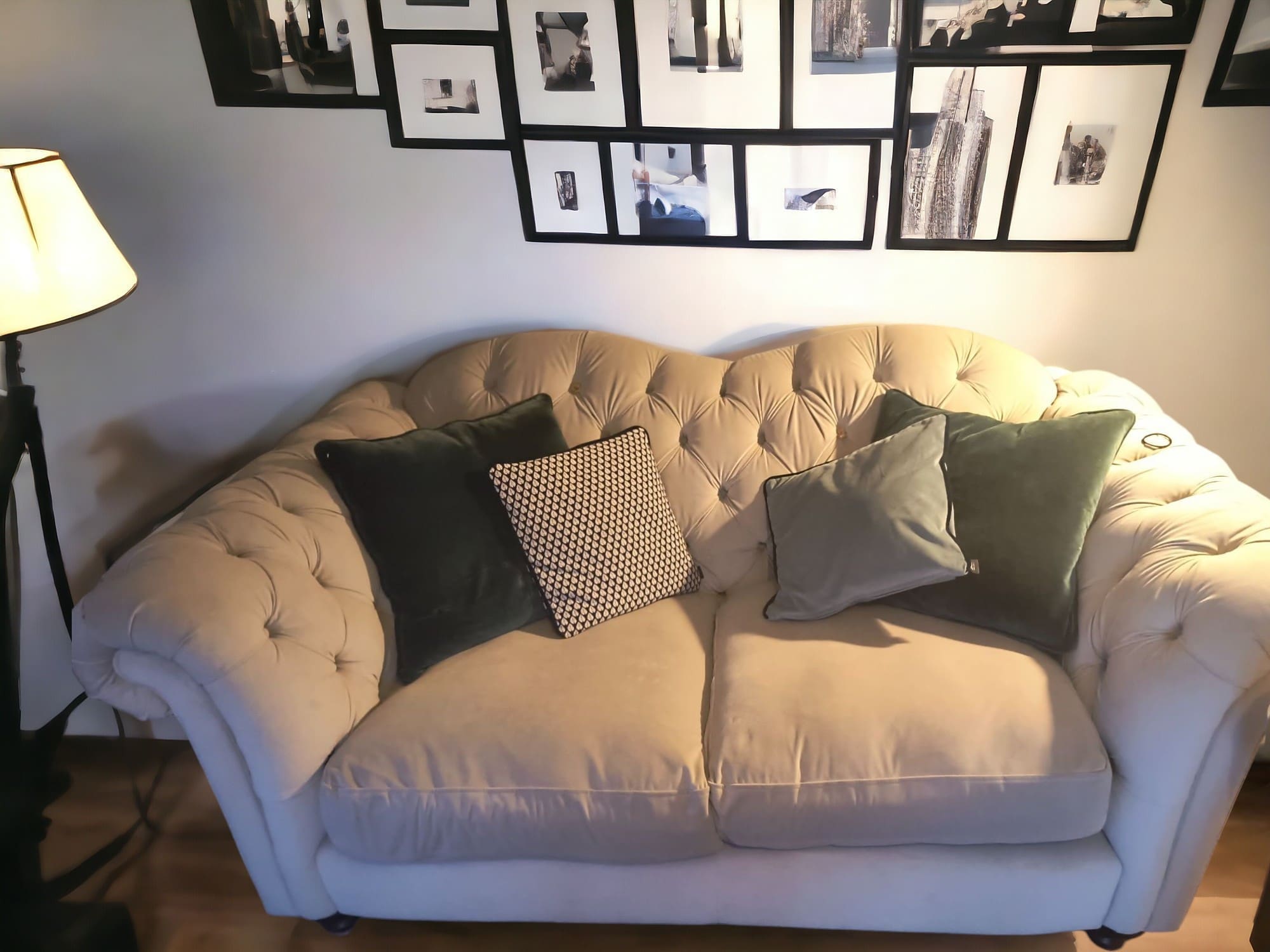 Joules Natural Windsor 3 & 2 Seater with Chair and Footstool