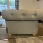 DFS Belair 2 Seater Sofa and Matching Footstool