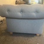 DFS Belair 2 Seater Sofa and Matching Footstool