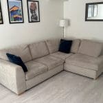 DFS Natural L-Shape Sofa with Arm Detailing