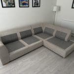 DFS Natural L-Shape Sofa with Arm Detailing