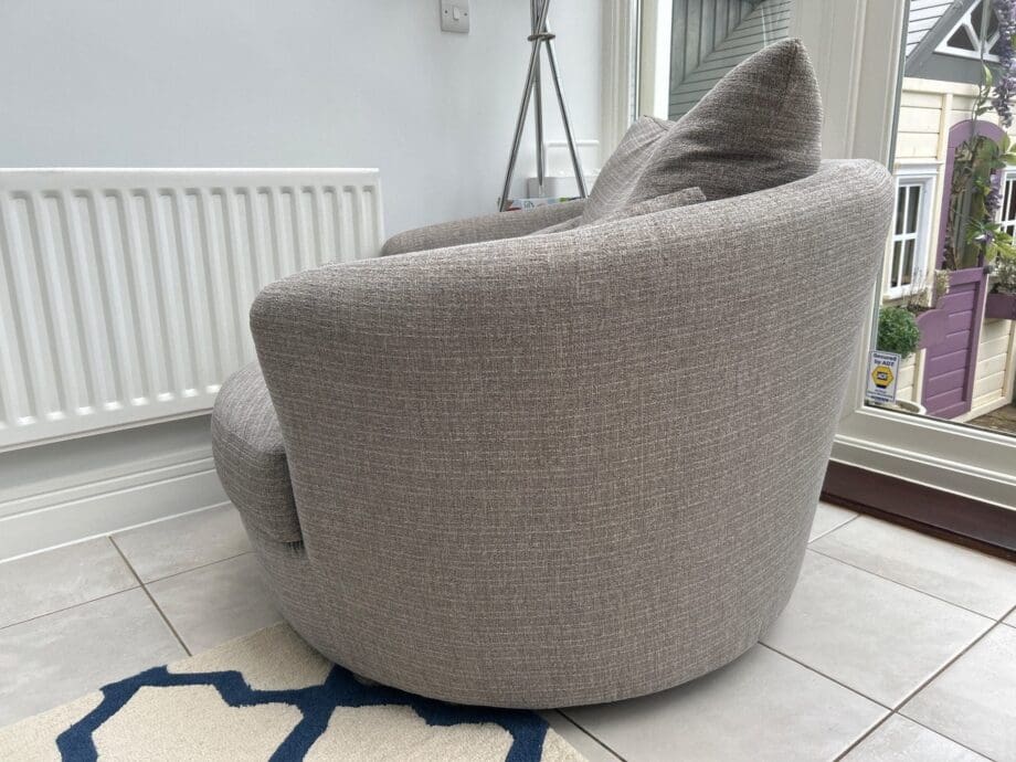 John Lewis Grey Cuddle Chair